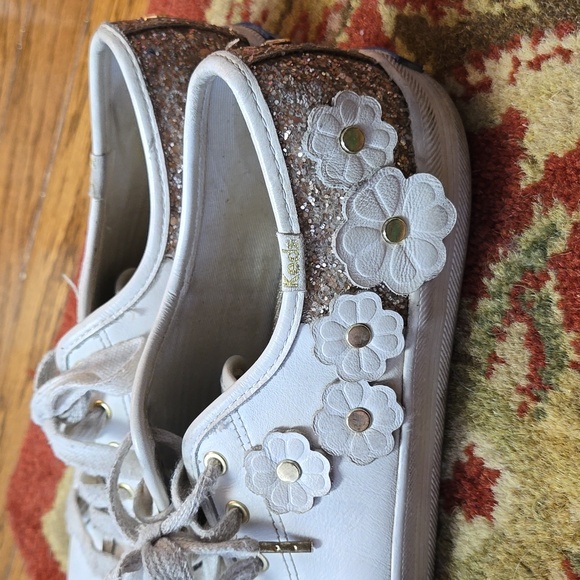 Kate Spade x Keds daisy sequin tennis shoes - Picture 2 of 6